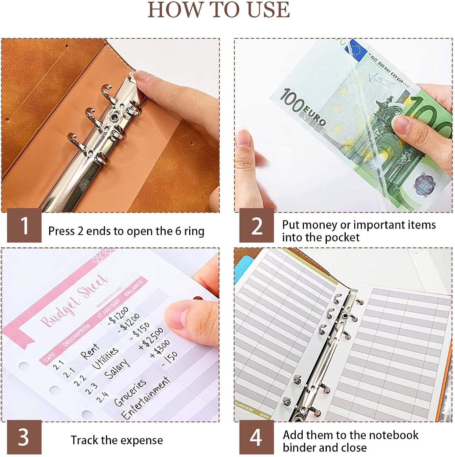 A6 savings notebook