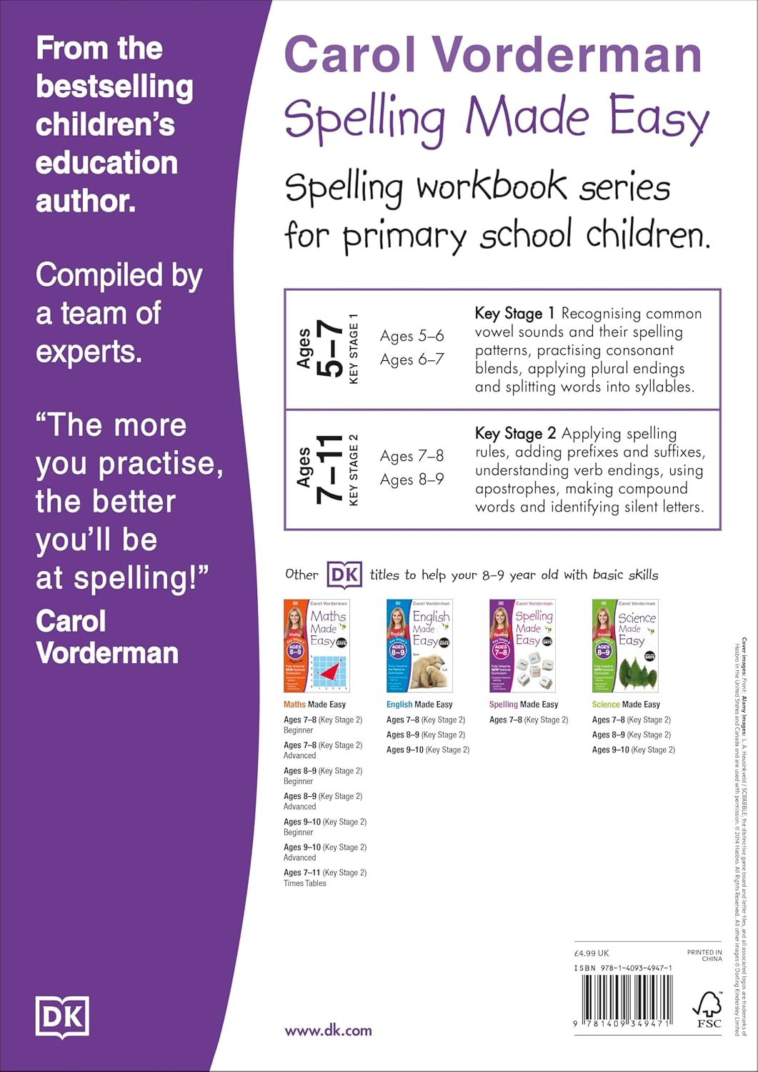 Spelling Made Easy, Ages 8-9 (Key Stage 2)