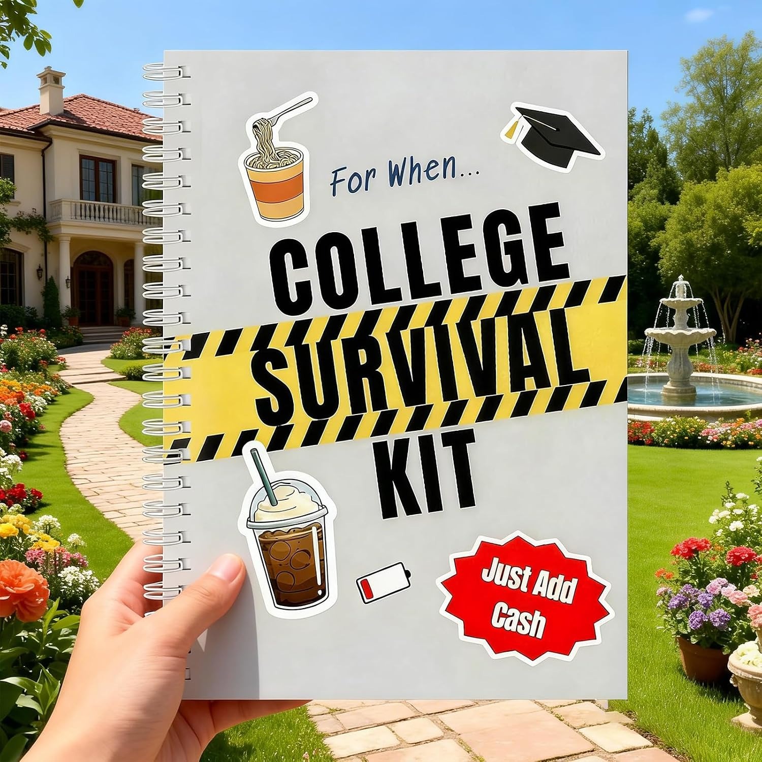The 'For When..' College Survival Kit Gift Card Book