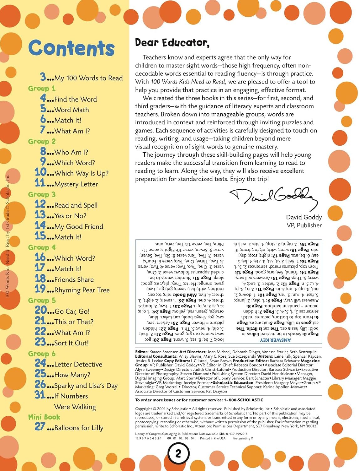 100 WORDS Kids Need to Read by Ist Grade