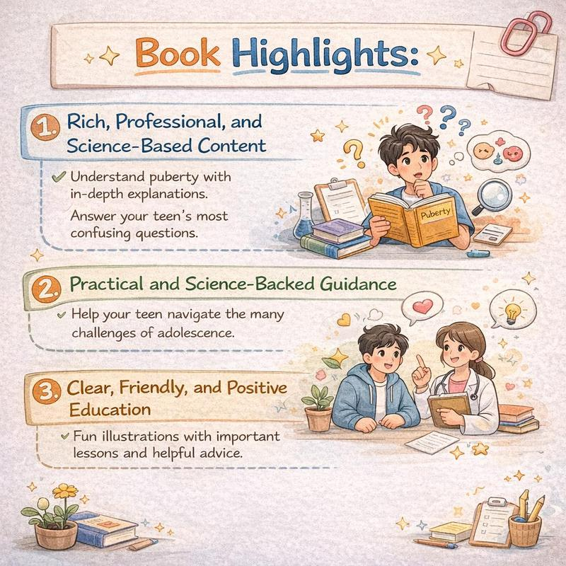 Essential Puberty & Growing Up Guide Set | Wellness & Emotional Support Books for Teens