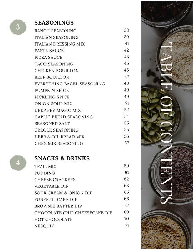50+ Make-Ahead Dry Mix Recipes Cookbook | Homemade Baking & Meal Prep Guide