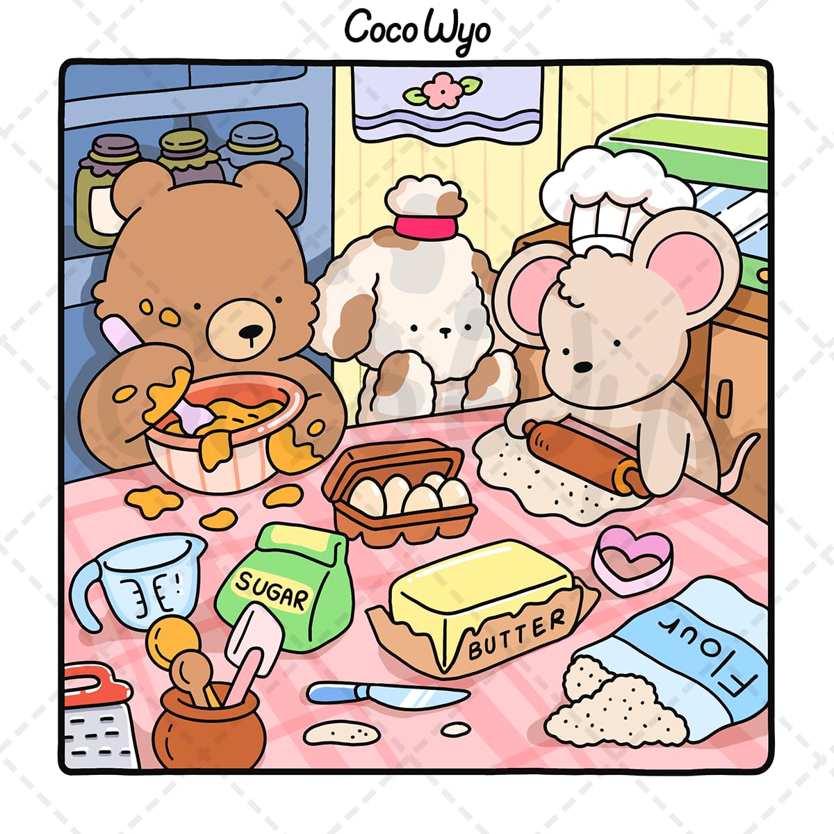 Cozy Friends: Coloring Book for Adults and Teens