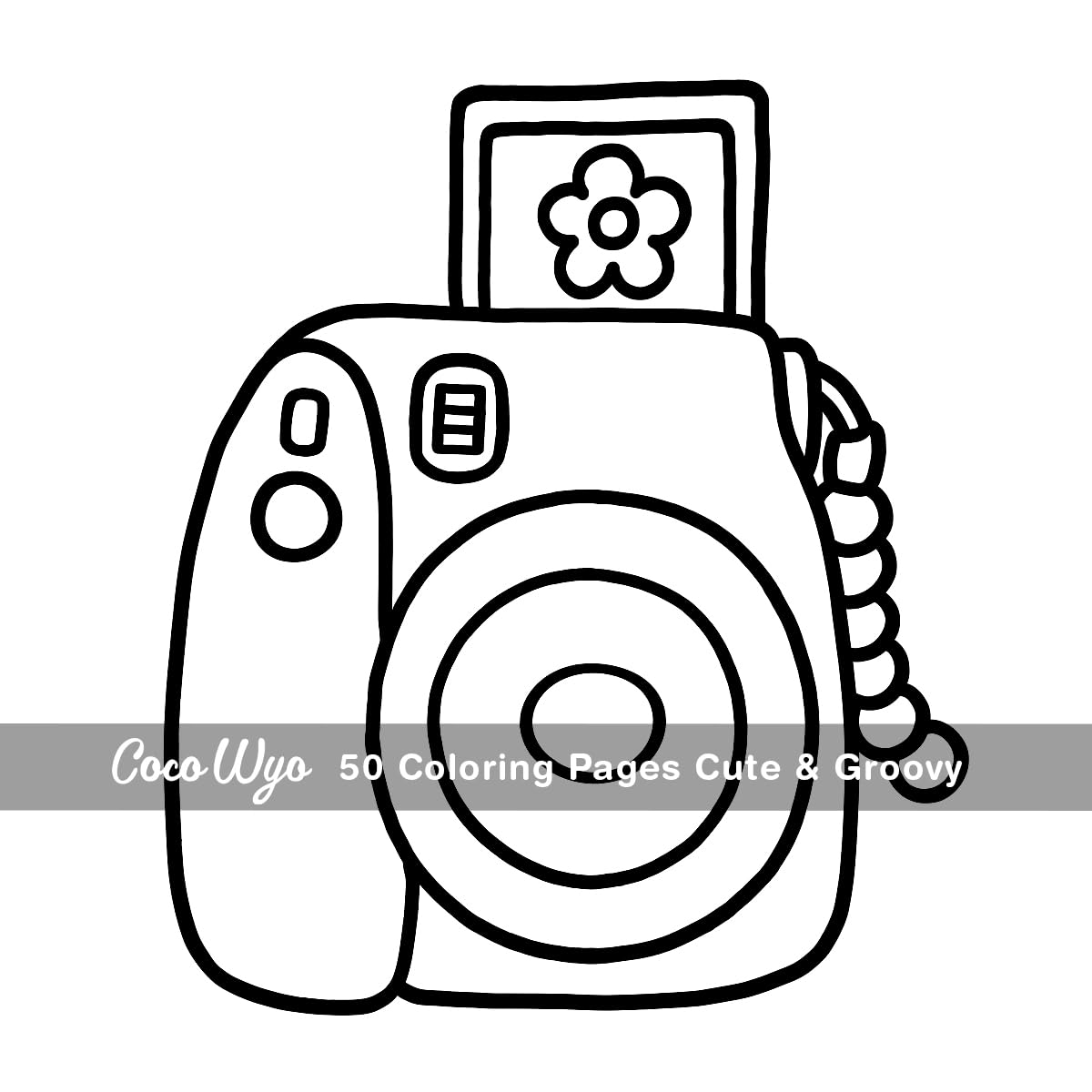 Cute & Groovy: Coloring Book for Adults and Kids