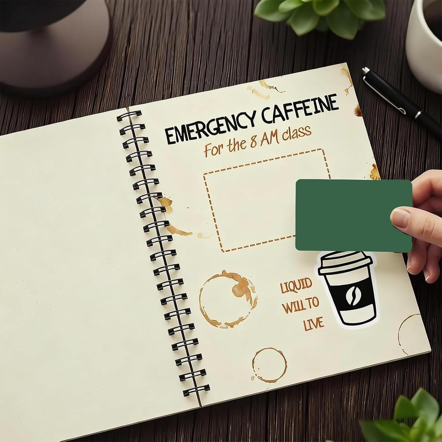 The 'For When..' College Survival Kit Gift Card Book