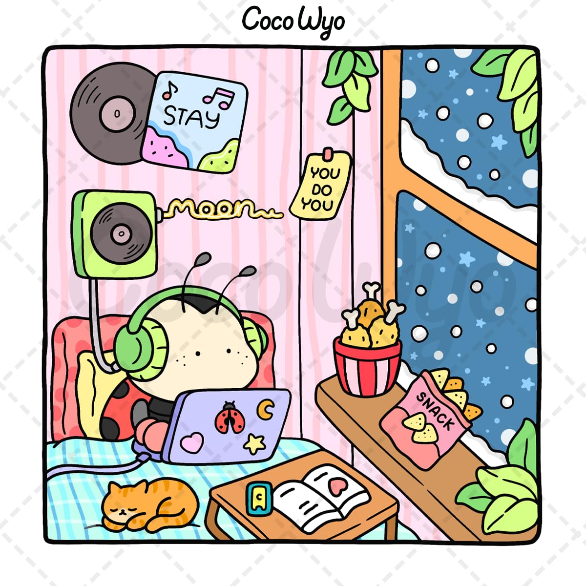 Cozy Friends: Coloring Book for Adults and Teens