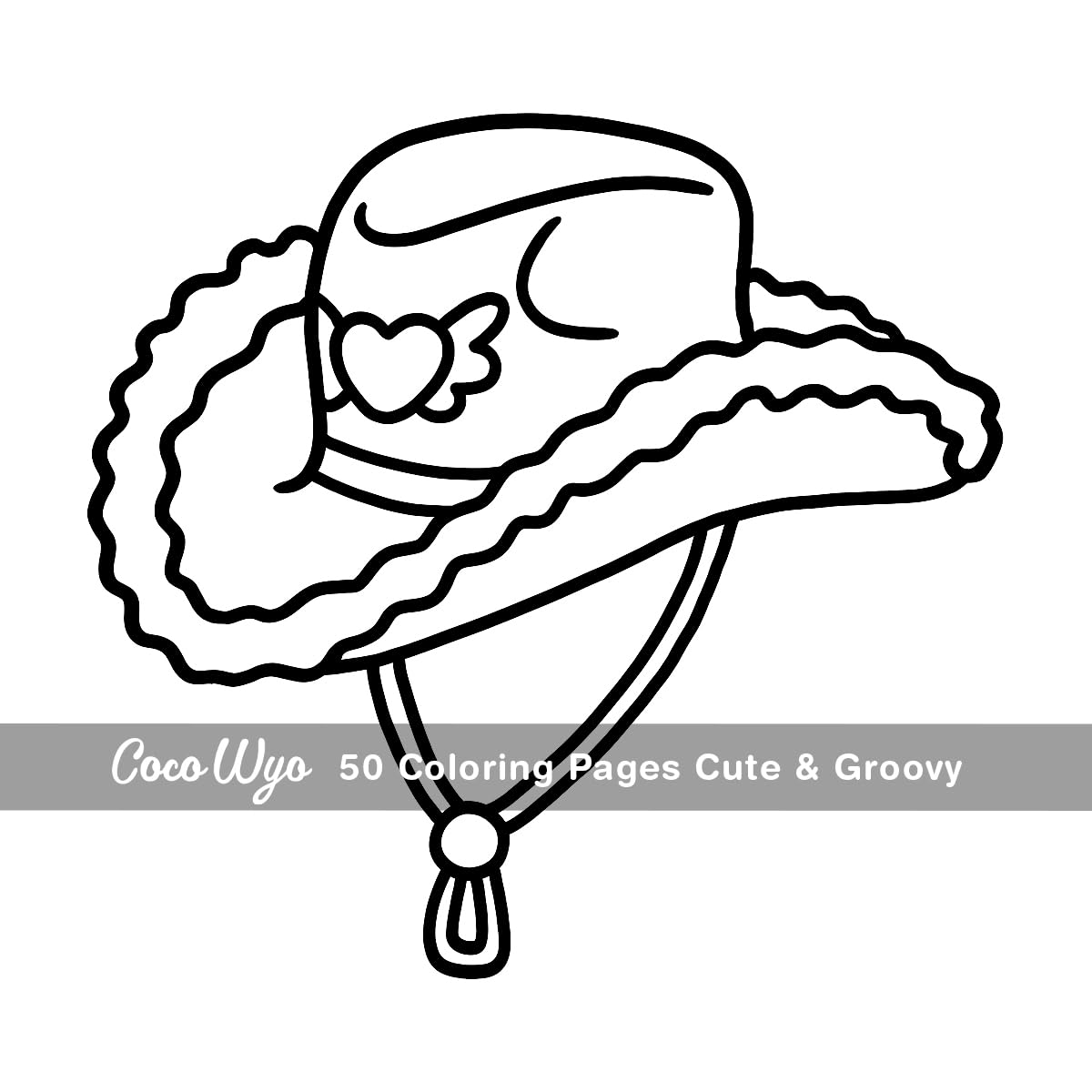 Cute & Groovy: Coloring Book for Adults and Kids