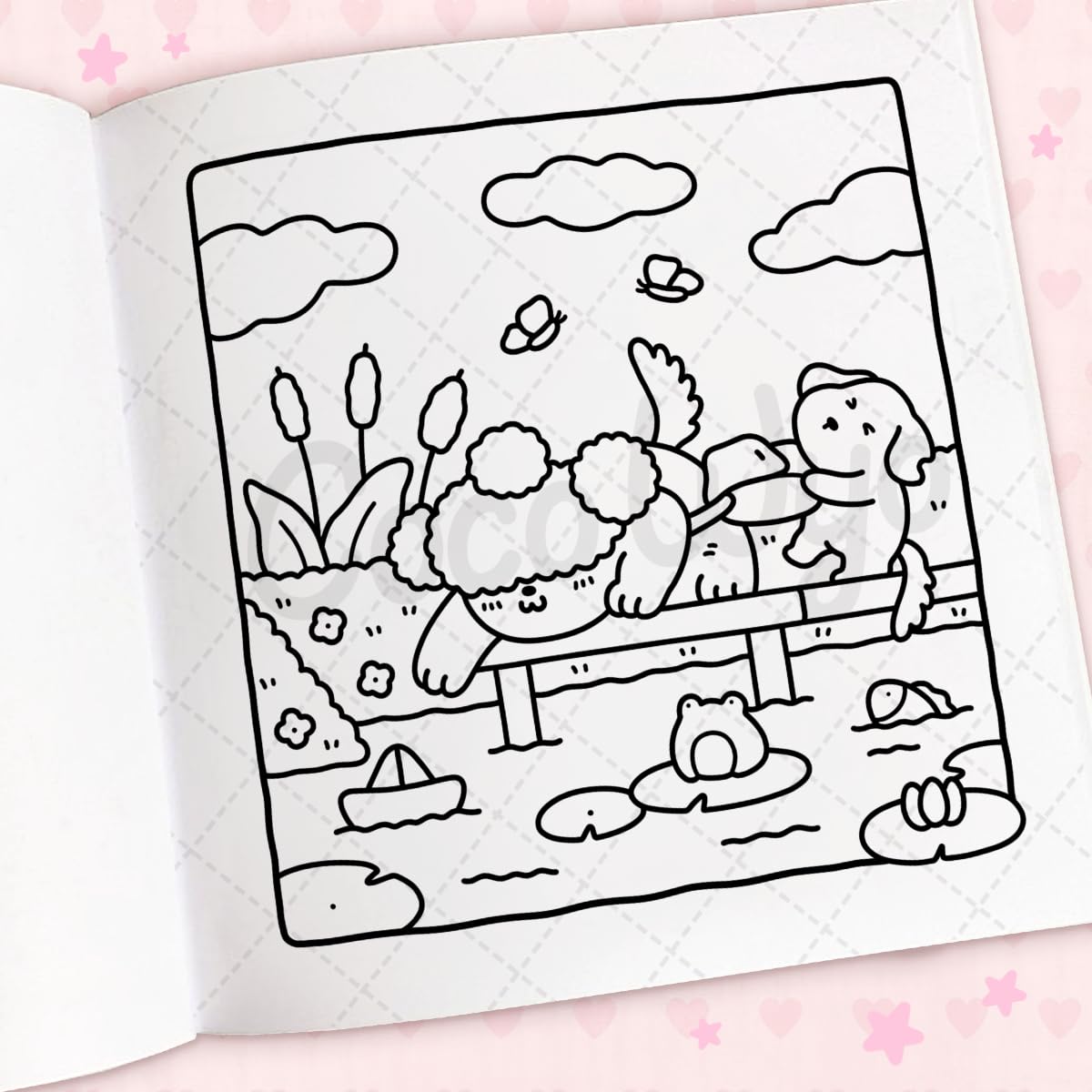 Cozy Cuties: Coloring Book for Adults and Kids