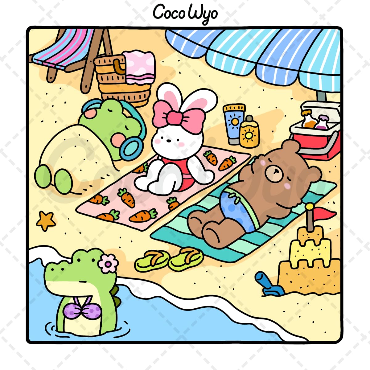Cozy Friends: Coloring Book for Adults and Teens