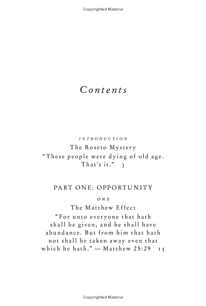Outliers The Story of Success