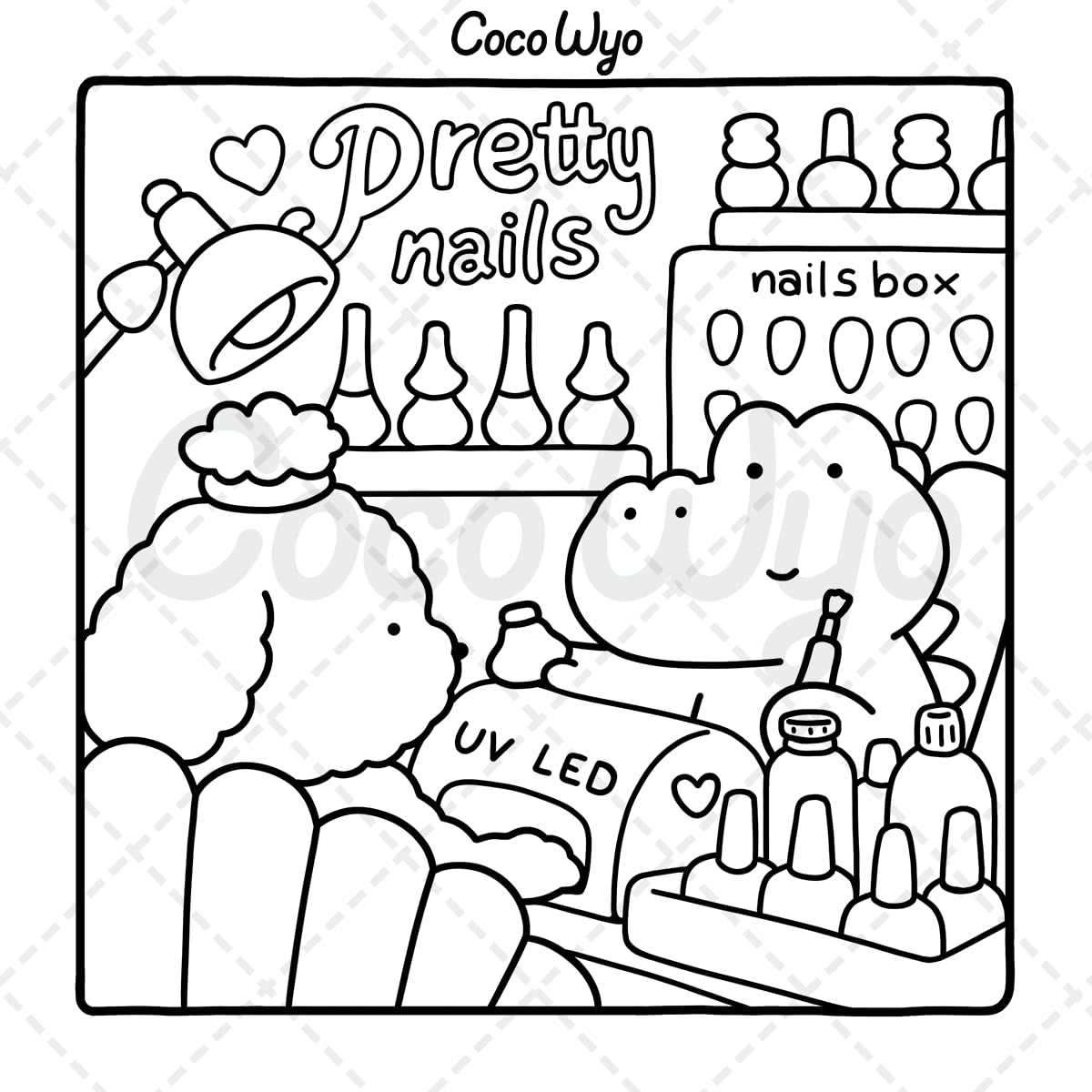 Cozy Friends: Coloring Book for Adults and Teens