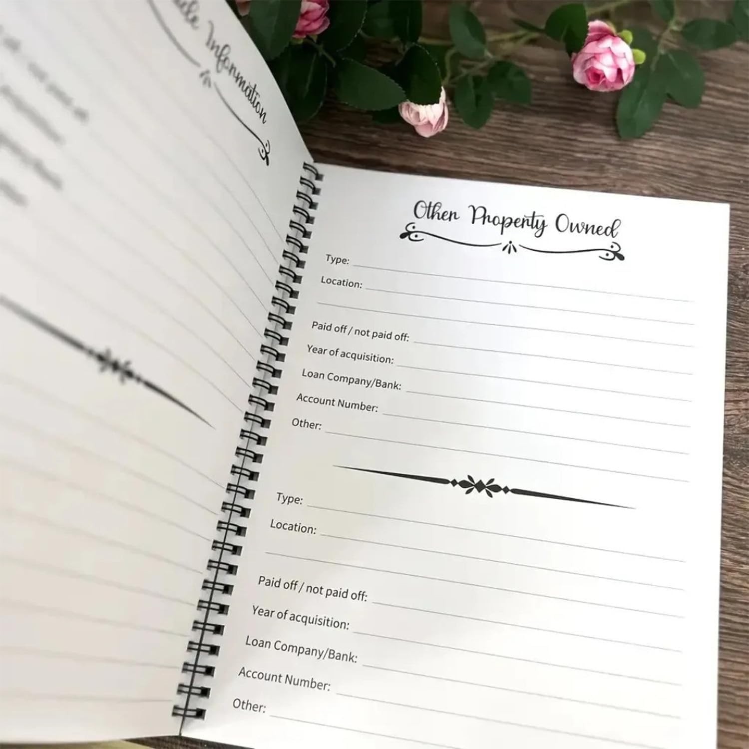 Gothic End-of-Life Planner & Legacy Organizer | Final Wishes Workbook (A5 Size)