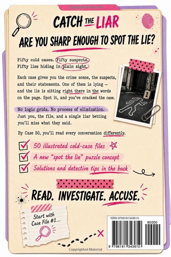 Catch the Liar: Find the Lie, Solve the Case | A Revolutionary New Puzzle Concept