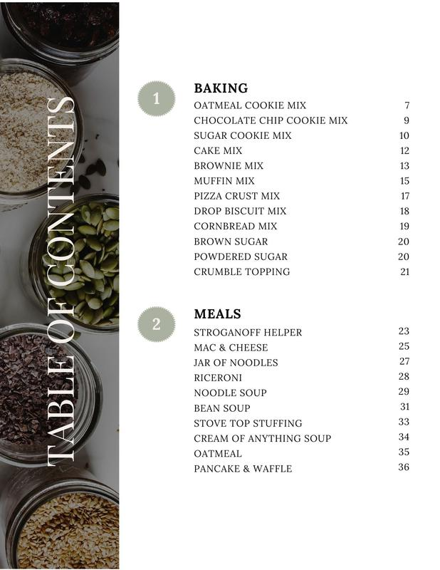 50+ Make-Ahead Dry Mix Recipes Cookbook | Homemade Baking & Meal Prep Guide