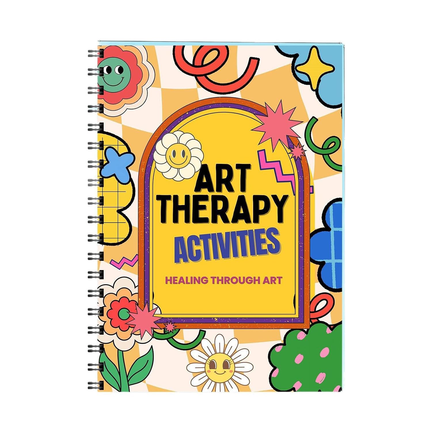 Premium Art Therapy Workbook & Guided Emotion Journal (Hardcover)
