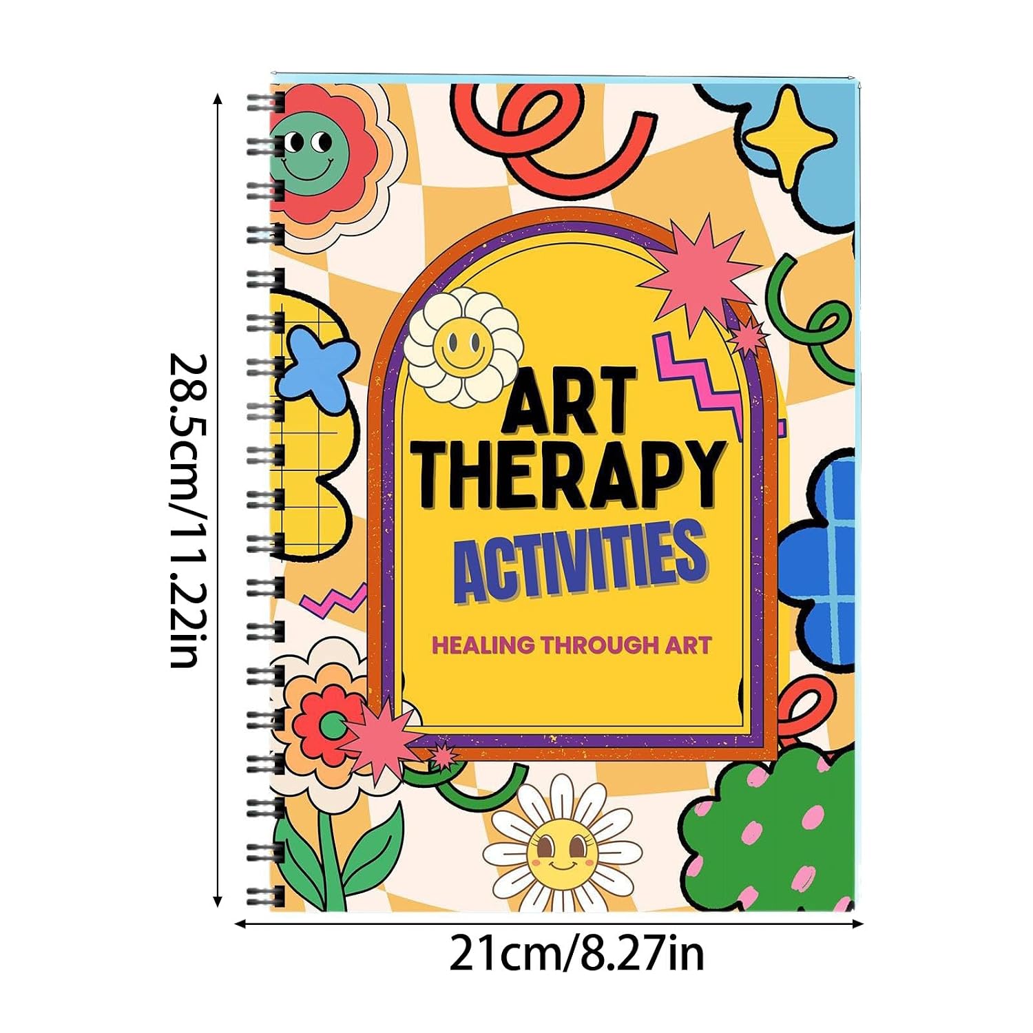 Premium Art Therapy Workbook & Guided Emotion Journal (Hardcover)