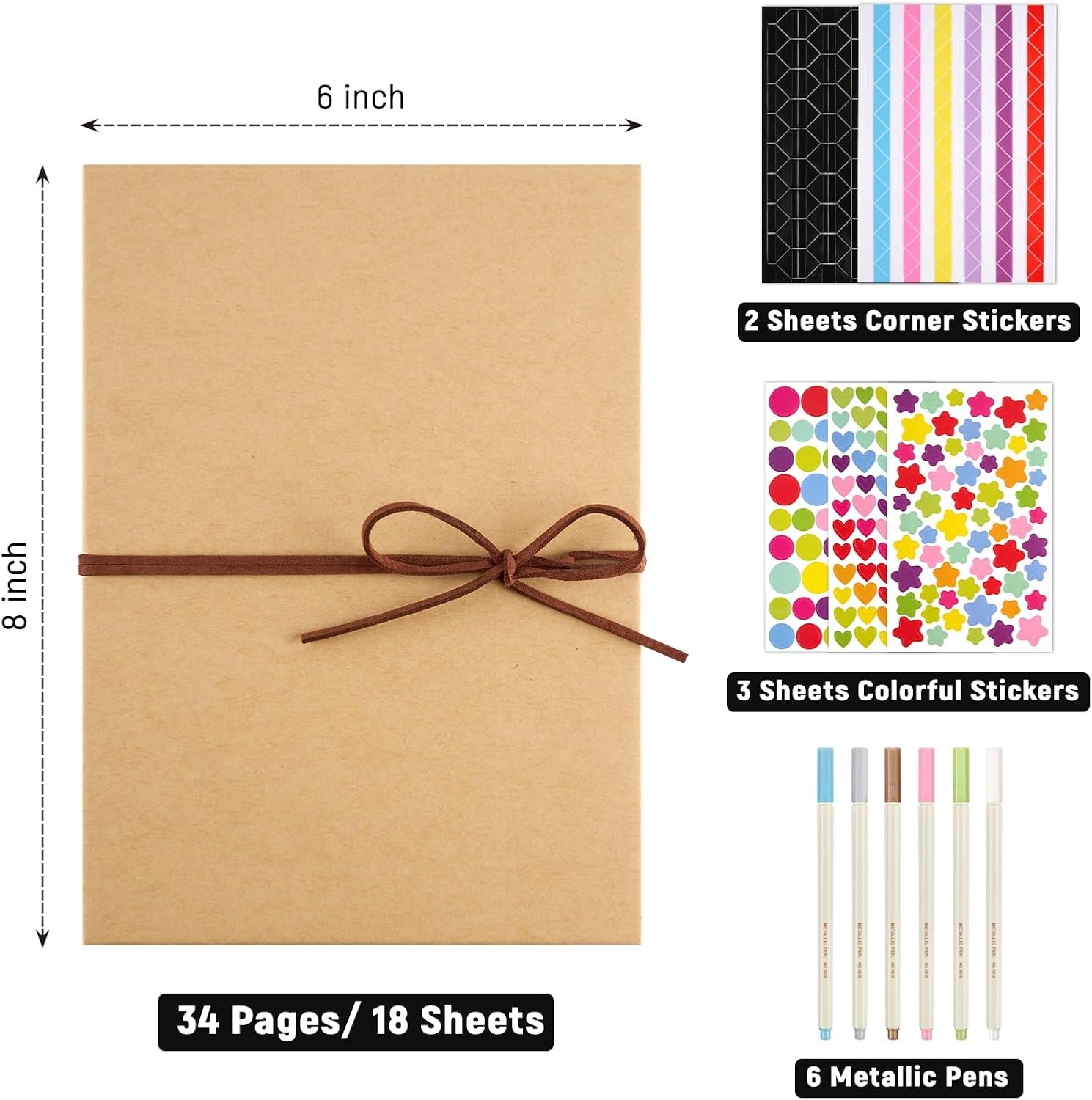 99+ Inch Accordion Foldable Scrapbook Album