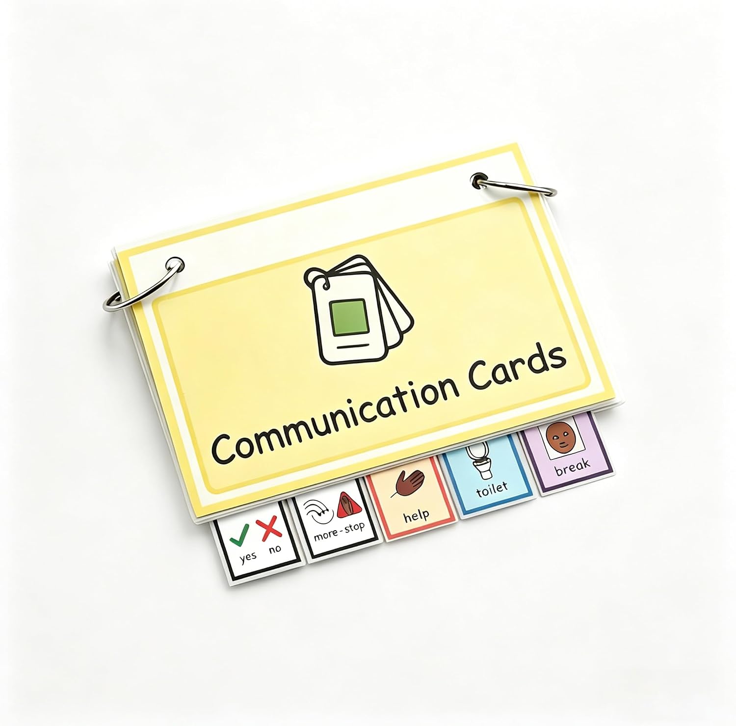 Ultimate Visual Communication Cards | Portable AAC Device for Autism & Speech Delay