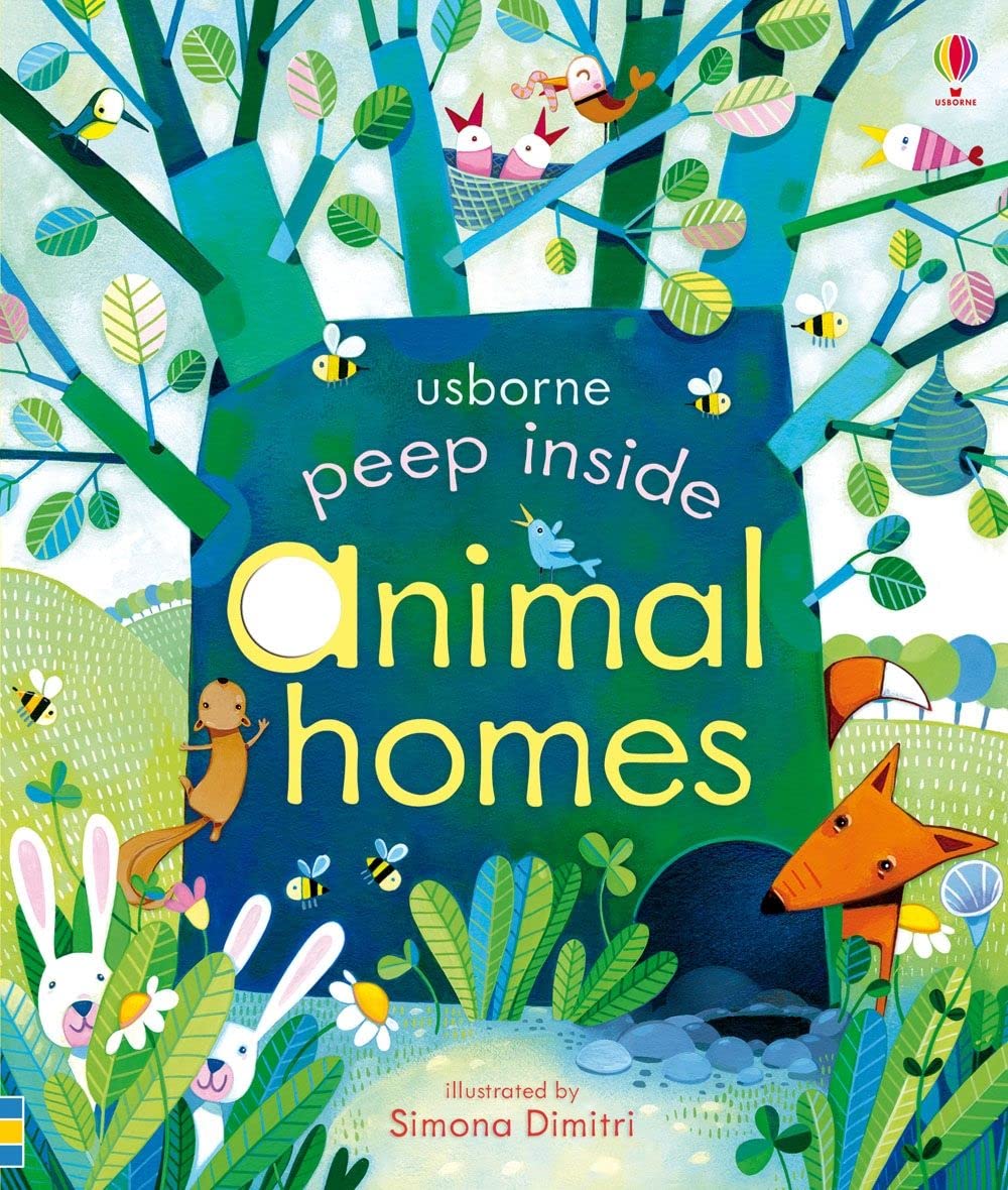Usborne Peep Inside Animal Homes | Illustrated by Simona Dimitri