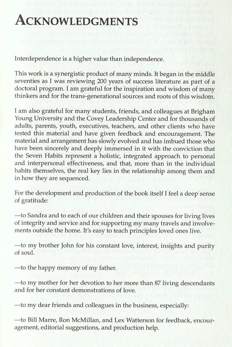 The 7 Habits of Highly Effective People (25th Anniversary Edition) | By Stephen R. Covey