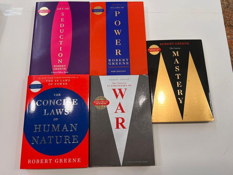 Robert Greene 5-Book Set (CONCISE EDITIONS) – Exact Copy Set 