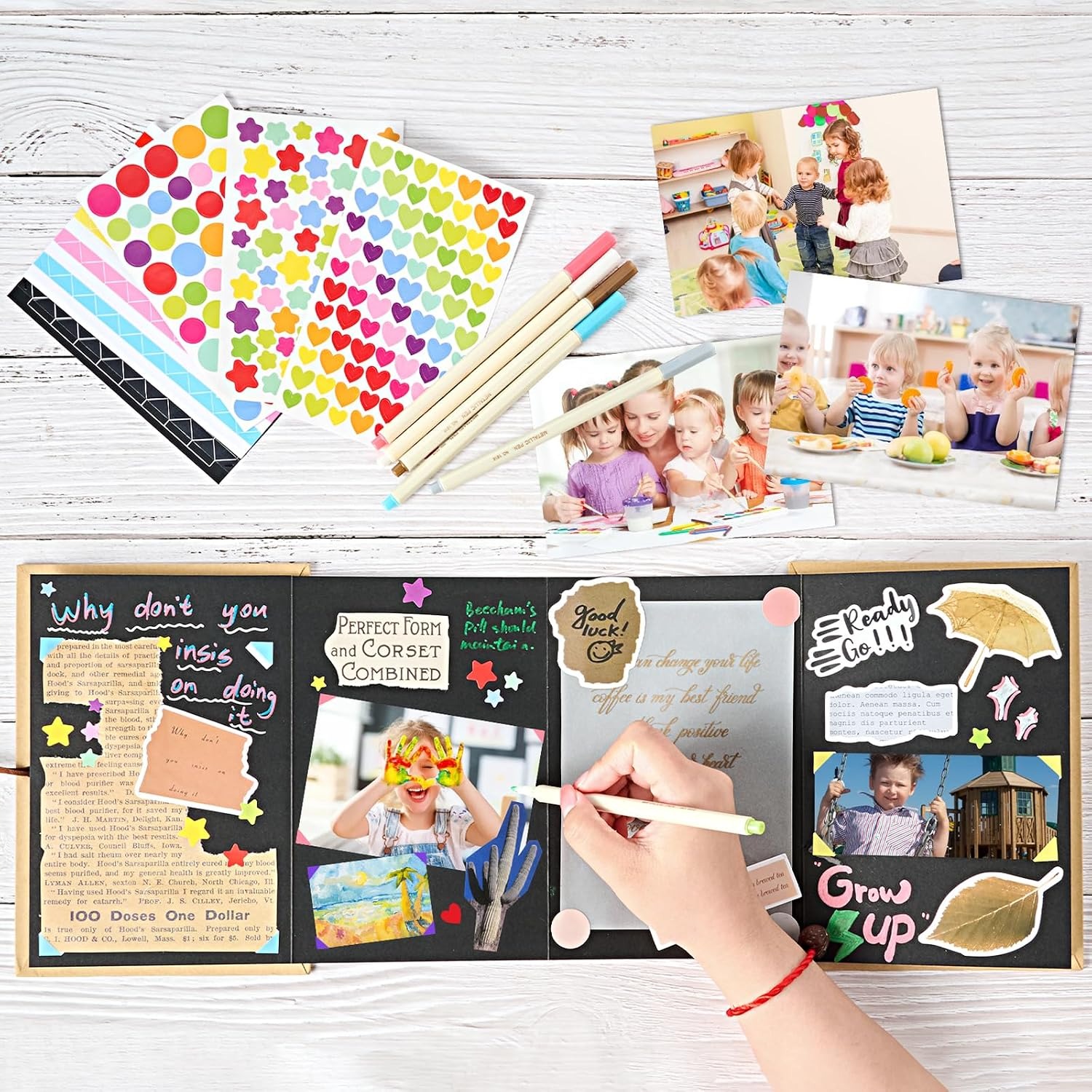 99+ Inch Accordion Foldable Scrapbook Album