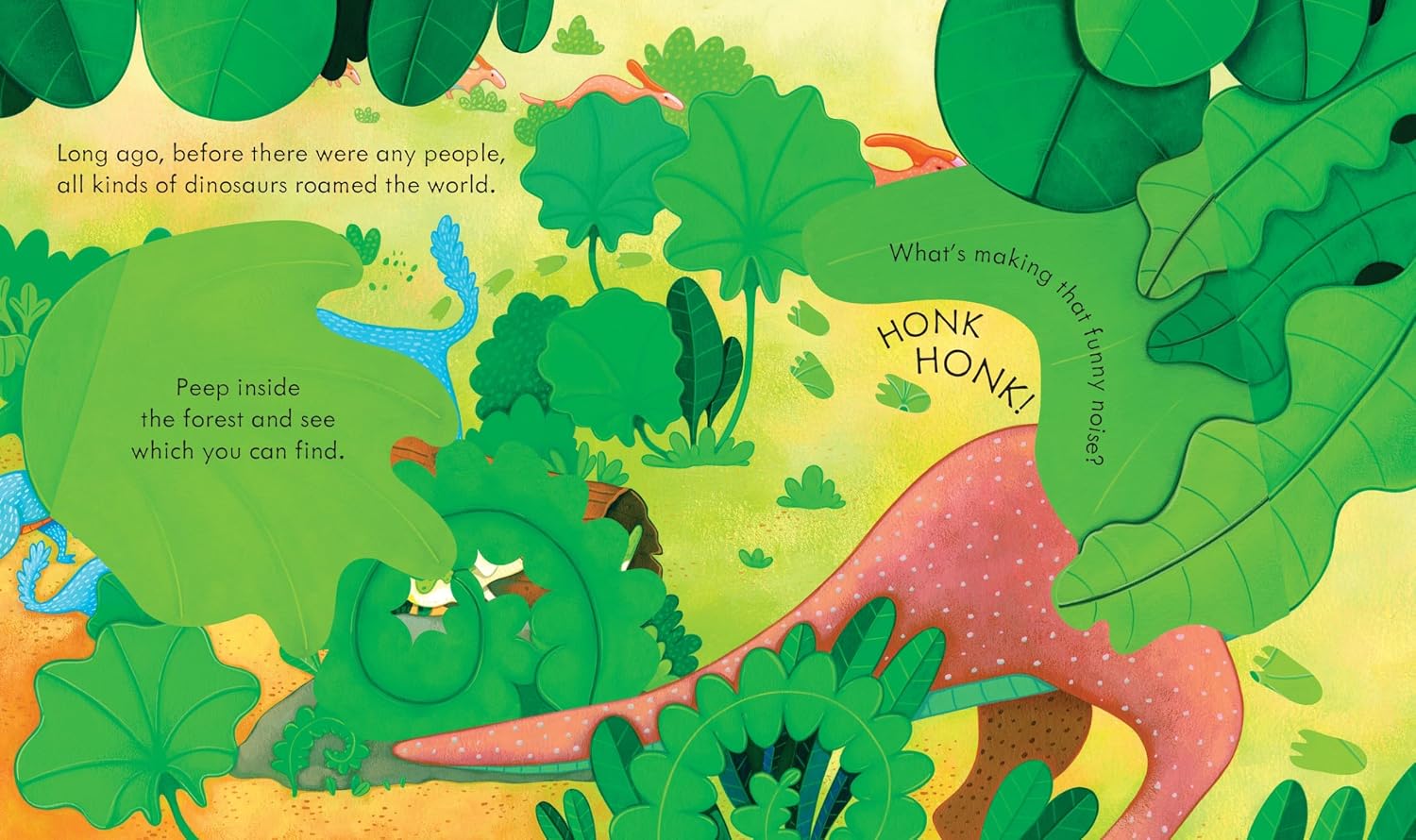 Usborne Peep Inside Dinosaurs | Illustrated by Simona Dimitri