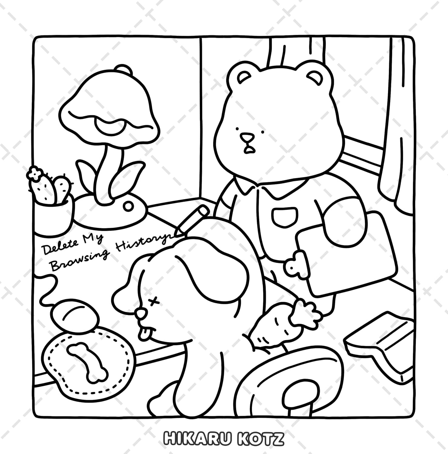 Silly Crimes: Cozy and Funny Coloring Book for Adults and Teens