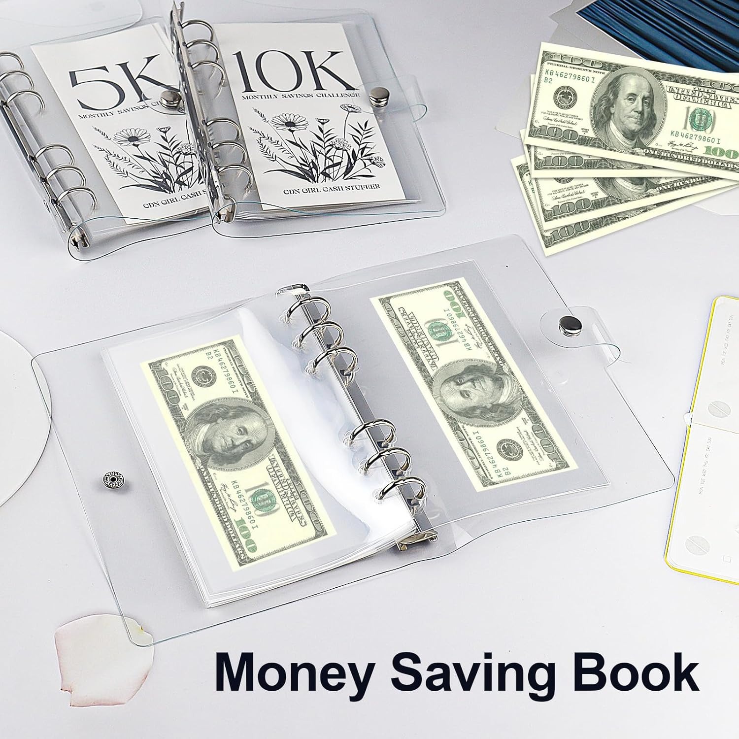 A6 12 Month Money Saving Challenge Binder