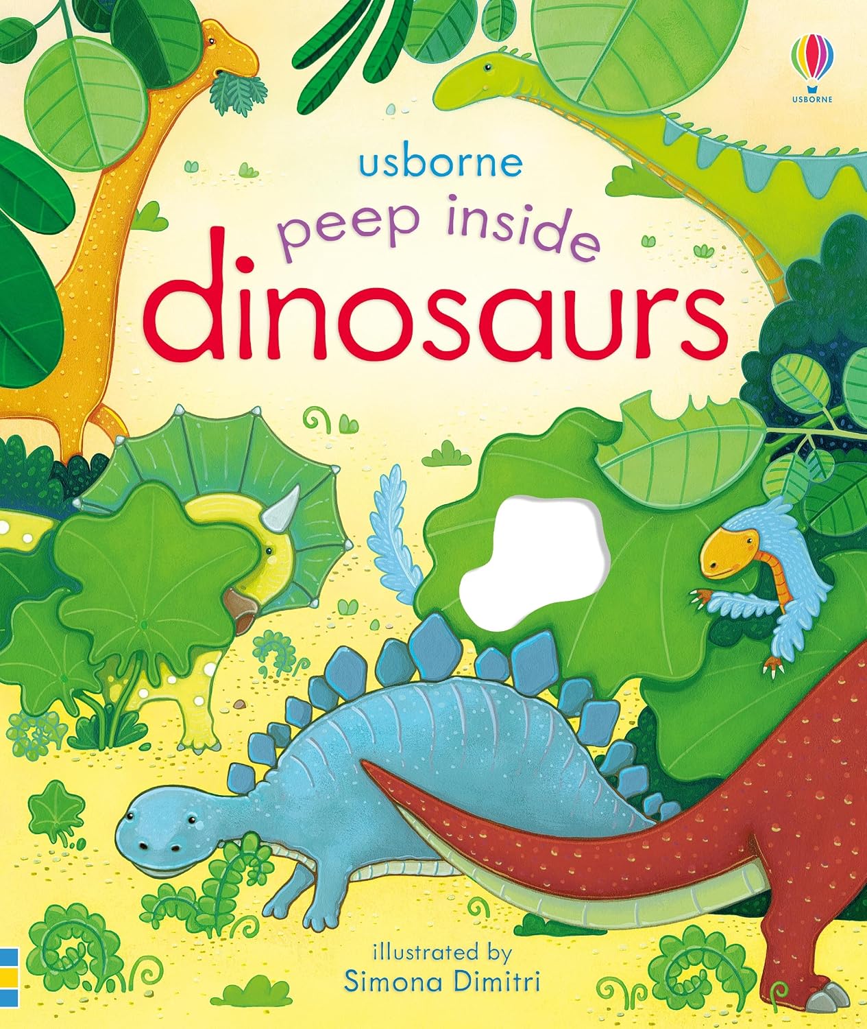 Usborne Peep Inside Dinosaurs | Illustrated by Simona Dimitri