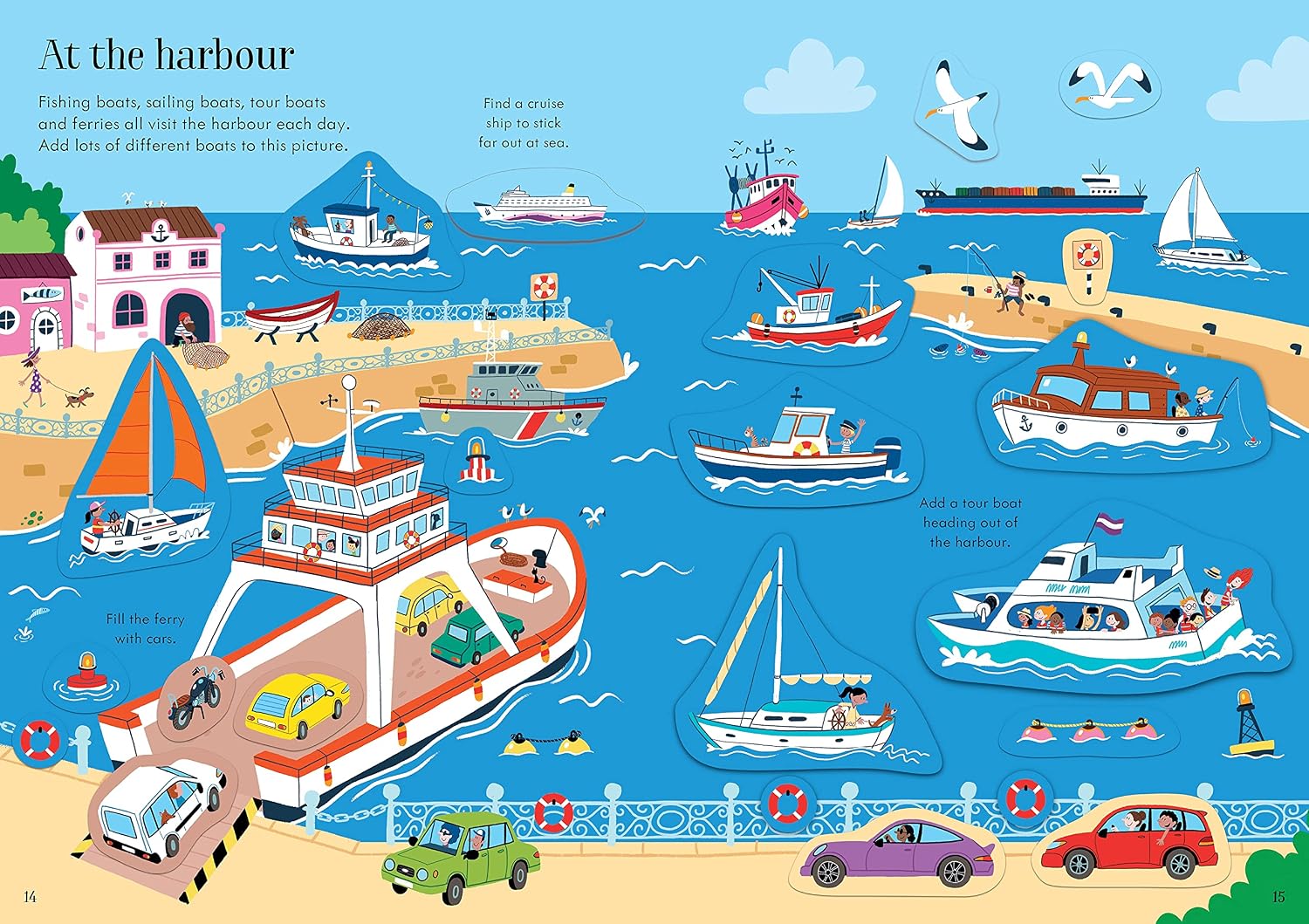 Little First Stickers: Travel | Usborne