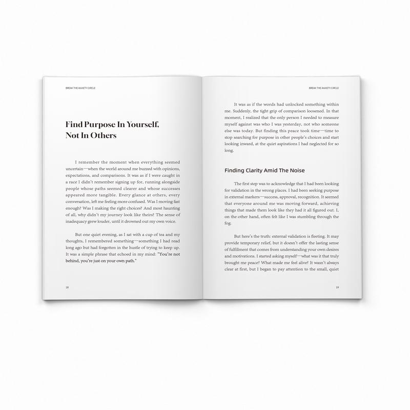 Overthinking & Anxiety Relief Guide | Emotional Balance & Self-Love Workbook
