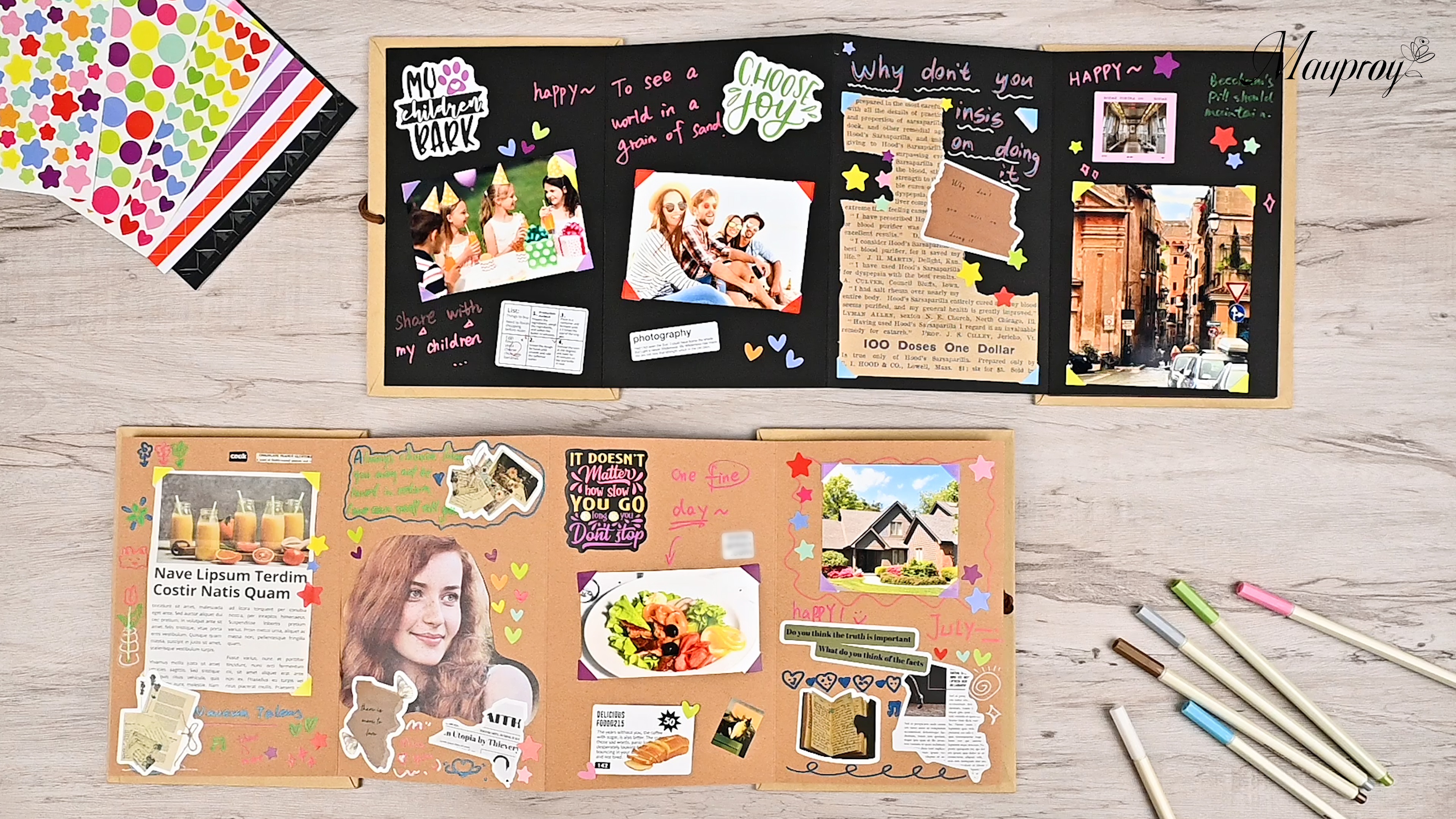 99+ Inch Accordion Foldable Scrapbook Album