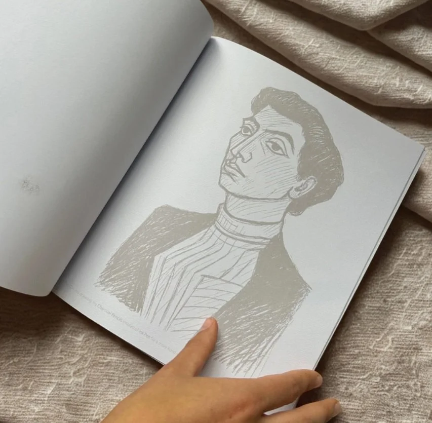 Meditative Line Art Tracing Book | Mindful Ink Drawing on Premium Paper