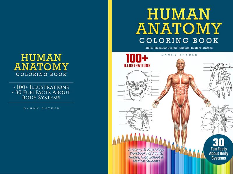 Human Anatomy Coloring Book for Adults & Students | 100 HD Medical Illustrations