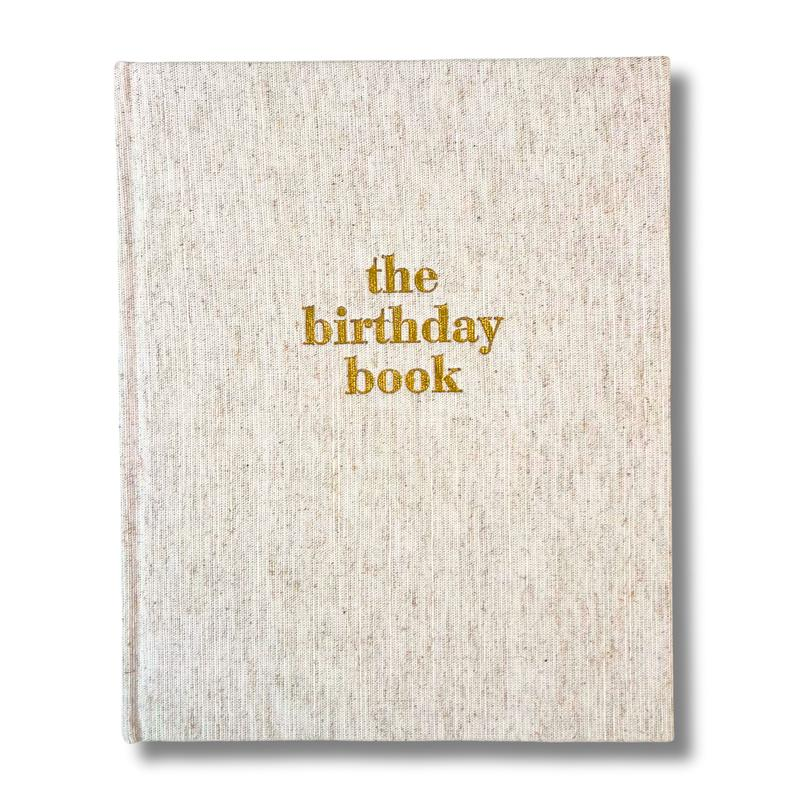 Aesthetic Linen Birthday Keepsake Journal | Letters to My Child Memory Book | Heirloom Baby Memory Book & Meaningful Baby Shower Gift