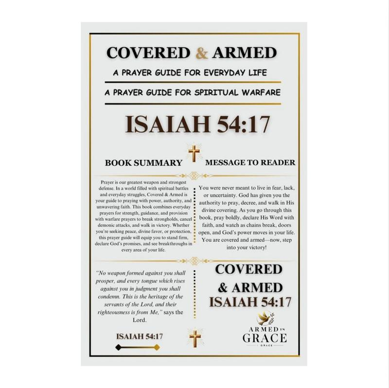 Spiritual Warfare & Everyday Prayer Guide | 40 Scripture-Based Declarations 