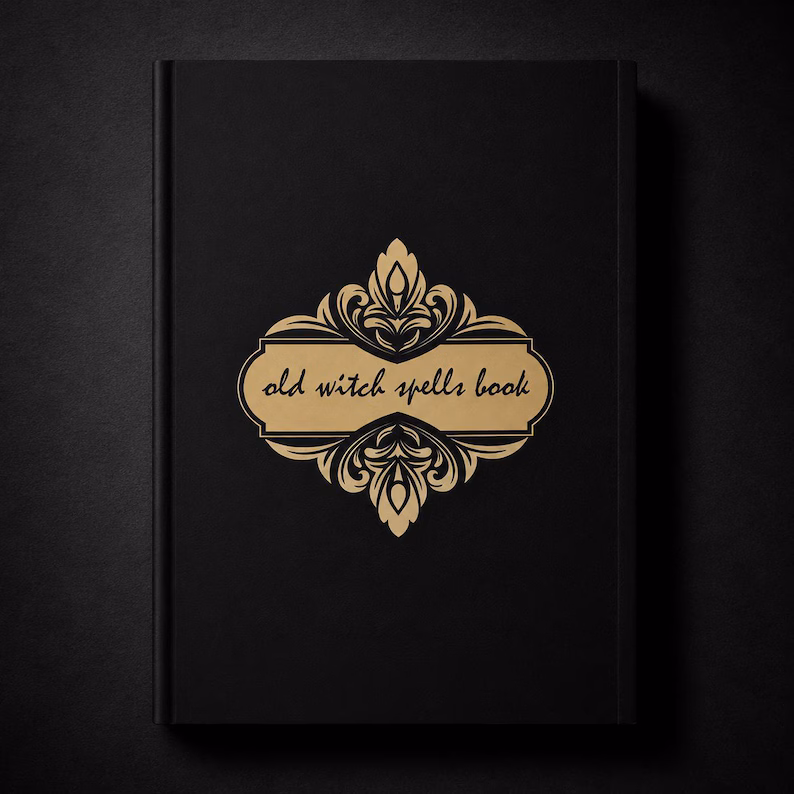 Vintage Spell Book & Guided Grimoire | Beginner's Magic & Ritual Journal