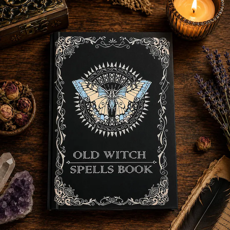 Vintage Spell Book & Guided Grimoire | Beginner's Magic & Ritual Journal