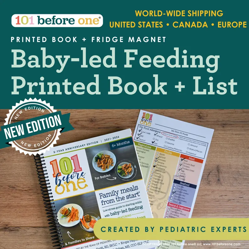 Ultimate Baby-Led Weaning Cookbook & Guide | 150+ Recipes & Food Tracker Magnet
