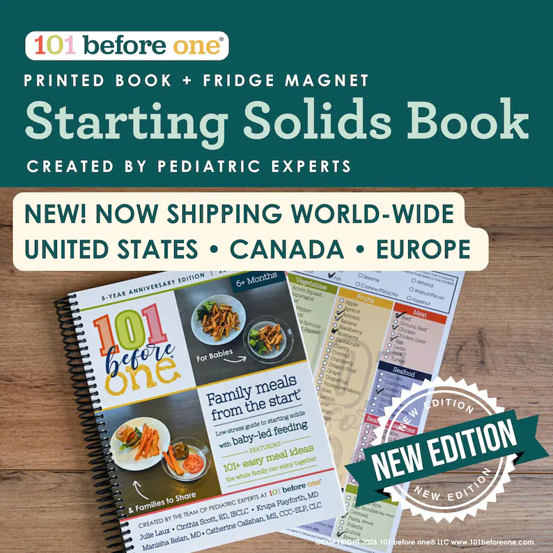 Ultimate Baby-Led Weaning Cookbook & Guide | 150+ Recipes & Food Tracker Magnet