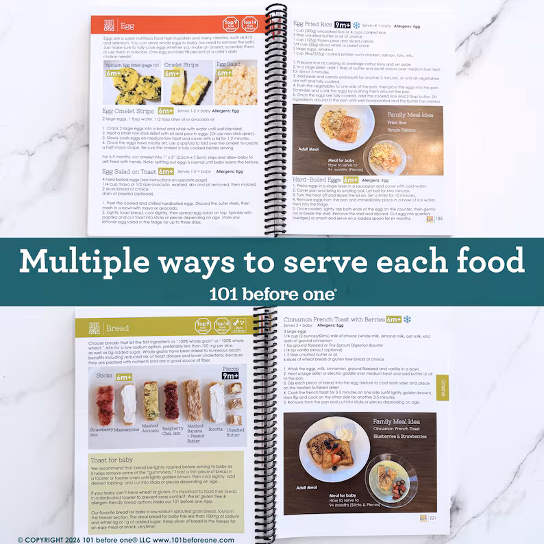 Ultimate Baby-Led Weaning Cookbook & Guide | 150+ Recipes & Food Tracker Magnet