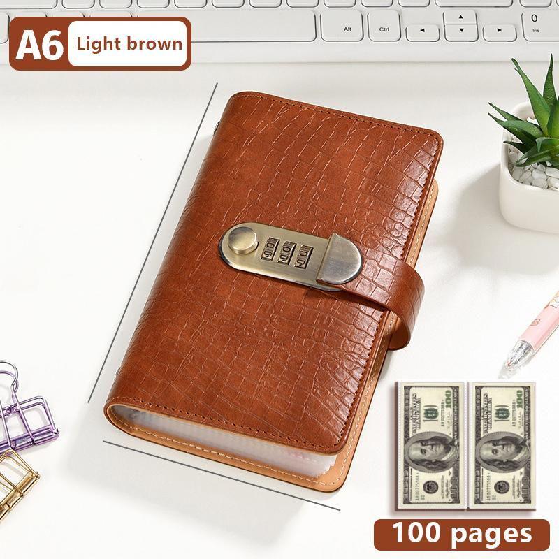 A6 savings notebook