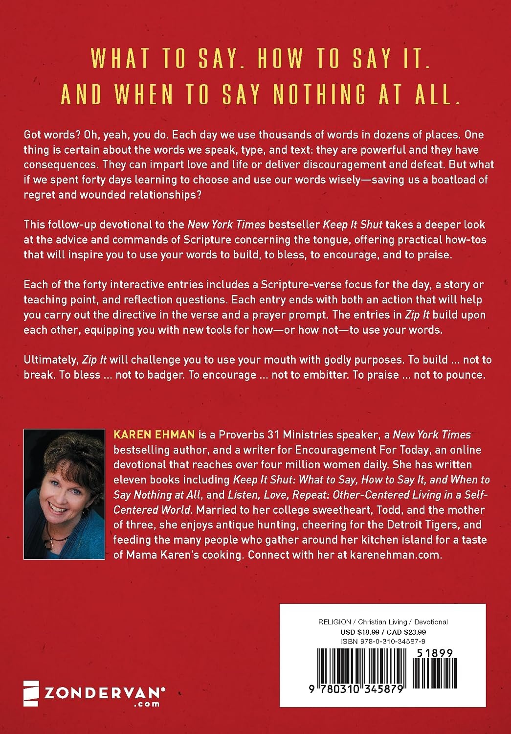 The Keep It Shut 40-Day Challenge by Karen Ehman