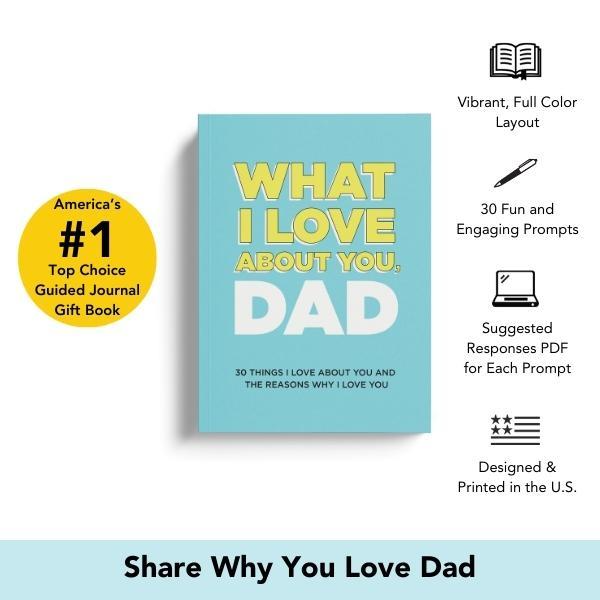 What I Love About You, Dad. Why I Love You Fill-in-the-Blank Gift Book