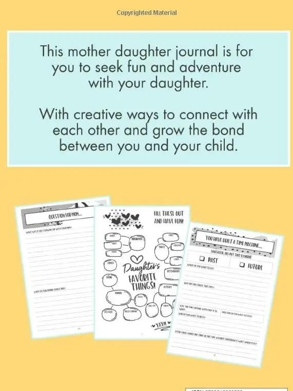 Mother Daughter Journal Pass Back And Forth Between You and Me
