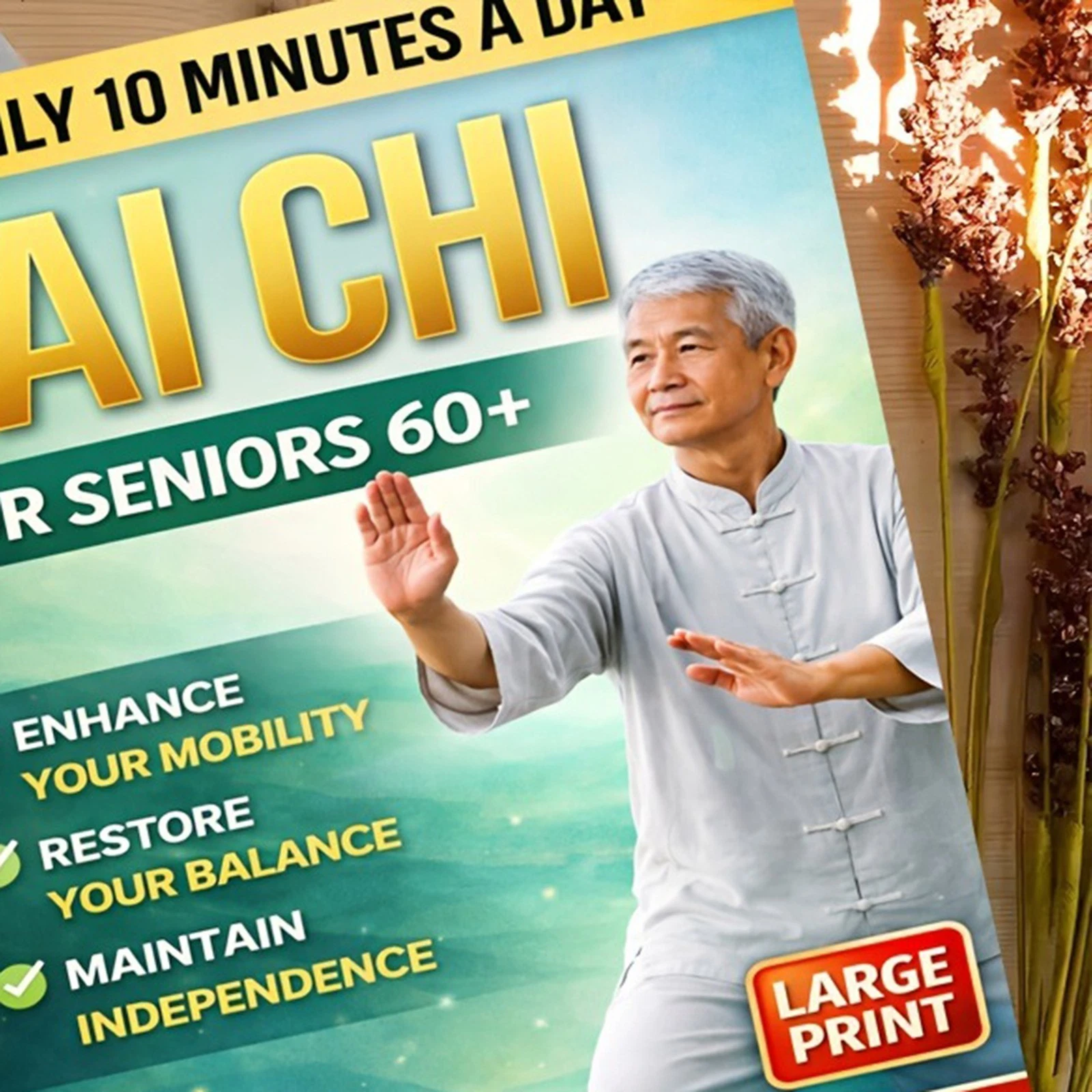 10-Minute Daily Tai Chi for Seniors | Low-Impact Weight Loss & Balance Guide