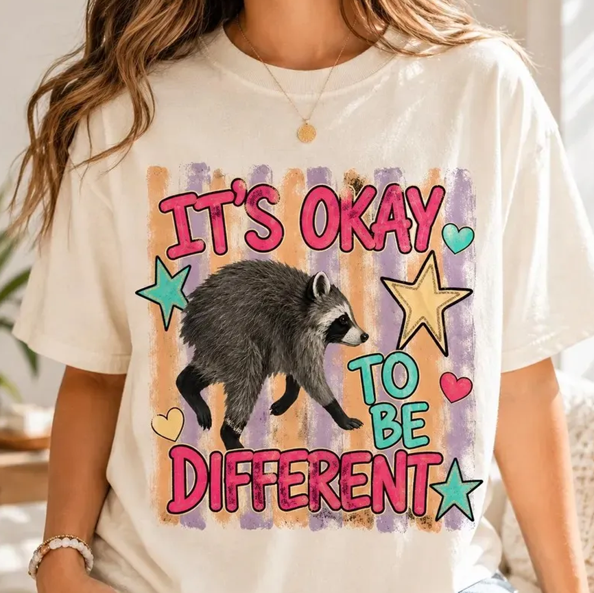 Moonnora It’s Okay To Be Different tarot card  Tarot Card On Comfort Colors T-Shirt