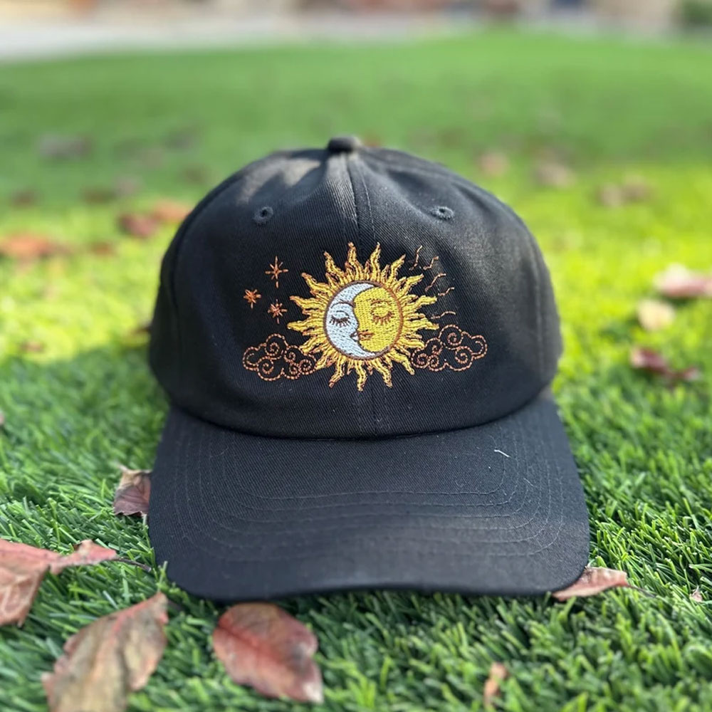 Moonnora Opposite Sun and Moon Embroidered Tarot Baseball Cap