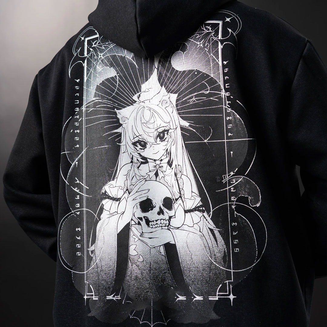 Moonnora Anime Cartoon Girl Tarot Hoodie
